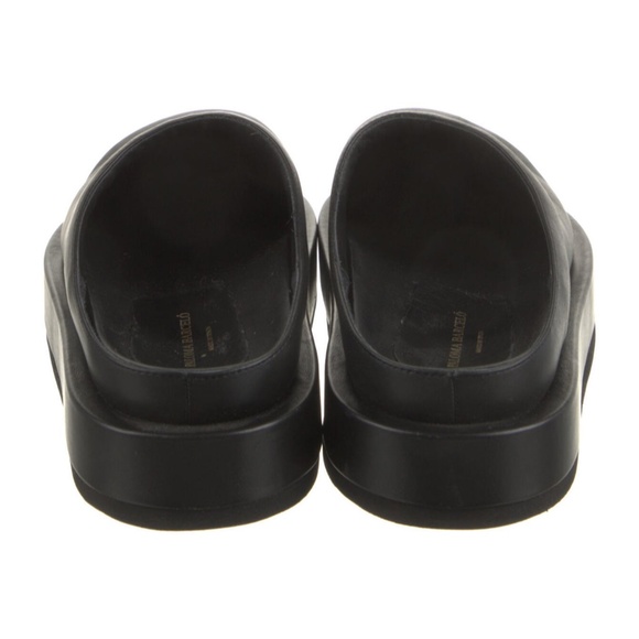 $440 PALOMA BARCELÓ Leather Mules Black IT 42 - Picture 5 of 5